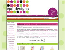 Tablet Screenshot of cpddesigns.com